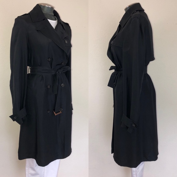 *RARE* 90’s Gucci by Tom Ford Silk Trench Coat - Picture 4 of 8